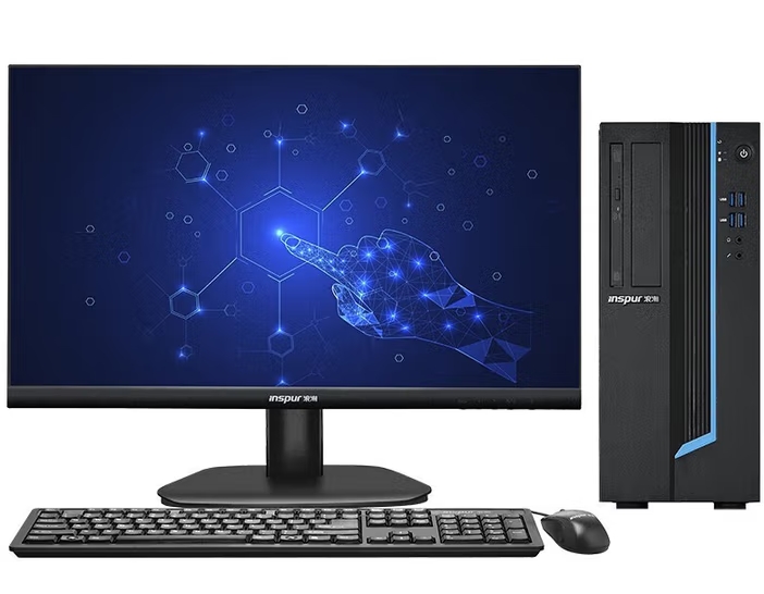 浪潮/INSPUR CE520F 臺式計(jì)算機(jī) CPU:FTD2000(8核)，主頻:2.3Ghz  內(nèi)存:8GB